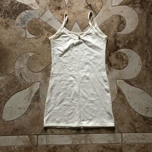 Buckle Cream Tank Top